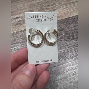 NWT Sterling Silver Small Hoops 💫